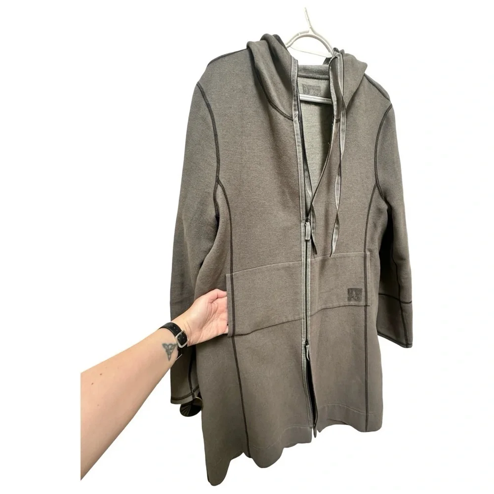 Annette Görtz German Designer Cotton-Viscose Sweater Coat Large - Picture 4 of 16